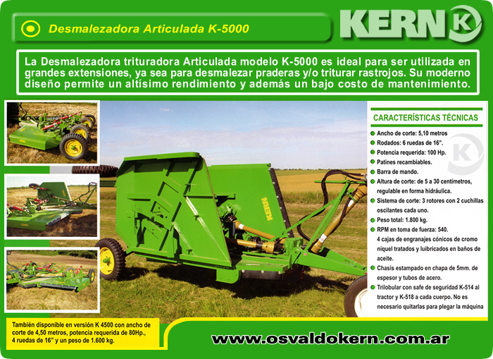 Desmalezadora Articulada K-5000